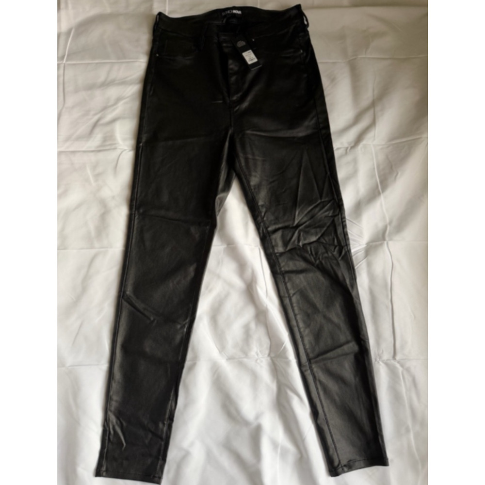 Fashion Nova Faux Leather Skinny Jeans